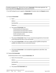Form GAC5-U Petition for Appointment of General Conservator or Guardian - Minnesota, Page 11