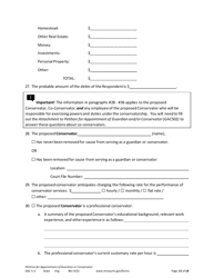 Form GAC5-U Petition for Appointment of General Conservator or Guardian - Minnesota, Page 15