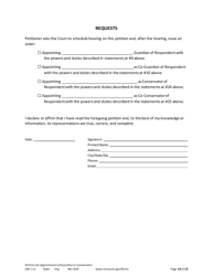 Form GAC5-U Petition for Appointment of General Conservator or Guardian - Minnesota, Page 18
