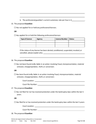 Form GAC5-U Petition for Appointment of General Conservator or Guardian - Minnesota, Page 9