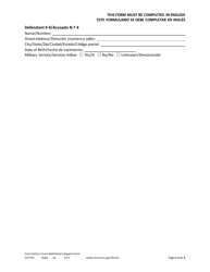 Form CCT702 Conciliation Court Additional Litigants Form - Minnesota (English/Spanish), Page 2