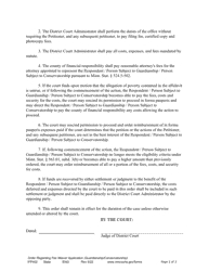 Form IFP402 Order for Proceeding in Forma Pauperis (Guardianship/Conservatorship) - Minnesota, Page 2