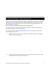 Section E Oregon Section 319 Proposal Form Grant Cycle - Oregon, Page 6