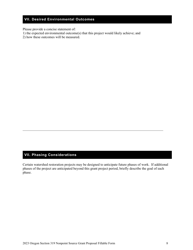 Section E Oregon Section 319 Proposal Form Grant Cycle - Oregon, Page 8