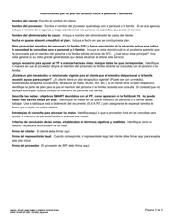 DSHS Formulario 10-655 Plan De Consulta Inicial a Personal Y Familiares - Washington (Spanish), Page 3