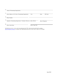 Nomination Slate - Local Workforce Development Board - Texas, Page 2
