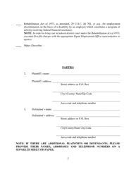 Employment Discrimination Complaint - Missouri, Page 2