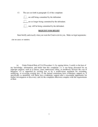 Employment Discrimination Complaint - Missouri, Page 7