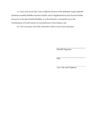 Complaint for Judicial Review of Decision of the Commissioner of Social Security - Missouri, Page 3
