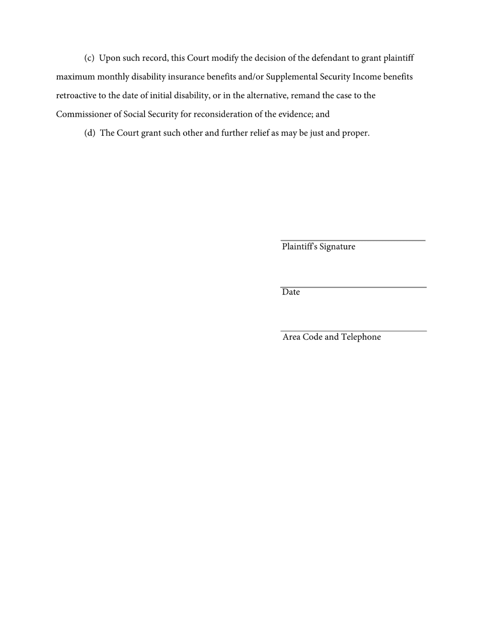 Complaint for Judicial Review of Decision of the Commissioner of Social Security - Missouri, Page 3