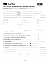 Form M2 Income Tax Return for Estates and Trusts - Minnesota