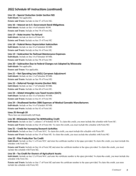 Schedule KF Beneficiary&#039;s Share of Minnesota Taxable Income - Minnesota, Page 5