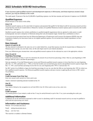 Form M30-RD Credit for Increasing Research Activities - Minnesota, Page 4