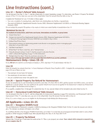 Instructions for Form M1PR Homestead Credit Refund (For Homeowners) and Renter&#039;s Property Tax Refund - Minnesota, Page 11