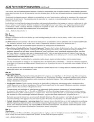 Form M30-P Production Cost Summary - Minnesota, Page 3