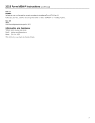 Form M30-P Production Cost Summary - Minnesota, Page 4