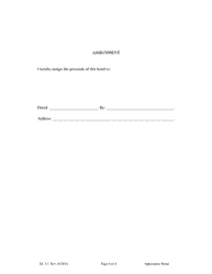 Form DC3:1 Appearance Bond - Nebraska, Page 4