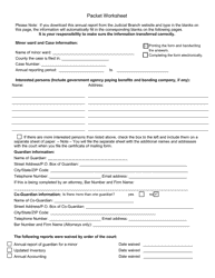 Form CC16:2.33M Annual Packet Ma - Guardianship for a Minor Annual Reporting Forms - Nebraska, Page 2