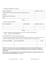 Form CC16:2.36M Annual Packet Md - Guardianship and Conservatorship for a Minor Annual Reporting Forms - Nebraska, Page 6