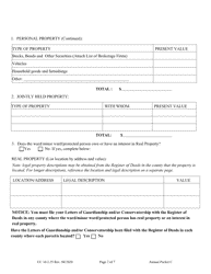 Form CC16:2.35 Annual Packet C - Conservatorship Annual Reporting Forms - Nebraska, Page 4