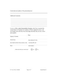 Form CC16:2.35 Annual Packet C - Conservatorship Annual Reporting Forms - Nebraska, Page 7
