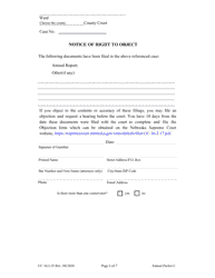 Form CC16:2.35 Annual Packet C - Conservatorship Annual Reporting Forms - Nebraska, Page 8
