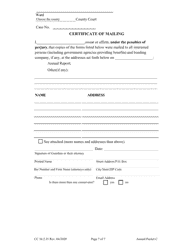 Form CC16:2.35 Annual Packet C - Conservatorship Annual Reporting Forms - Nebraska, Page 9