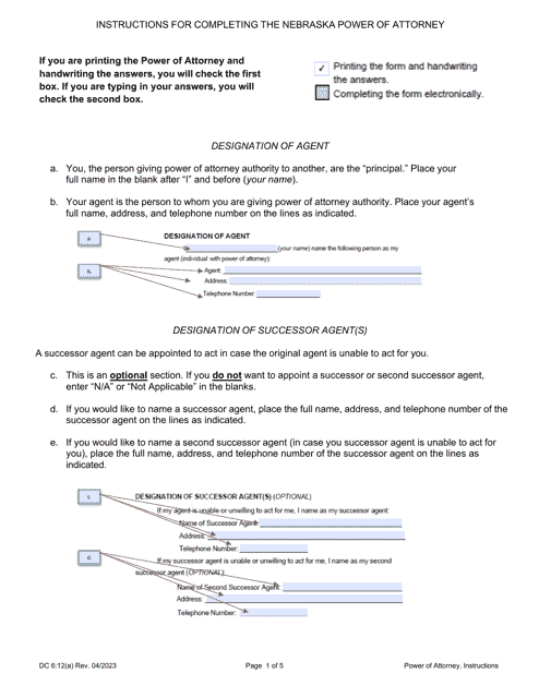 Form DC6:12  Printable Pdf