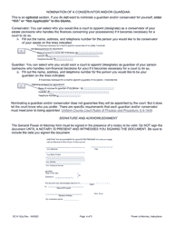 Instructions for Form DC6:12 Nebraska Power of Attorney - Nebraska, Page 4