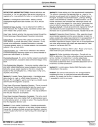 DD Form 3114 Department of Defense Uniform Command Disposition Report, Page 4