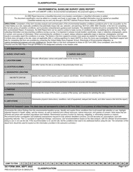 Document preview: DD Form 2994 Environmental Baseline Survey (Ebs) Report