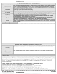 DD Form 2993 Environmental Baseline Survey (Ebs) Checklist, Page 14