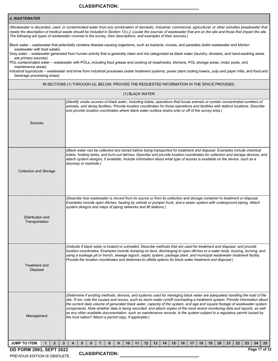DD Form 2993 Environmental Baseline Survey (Ebs) Checklist, Page 17