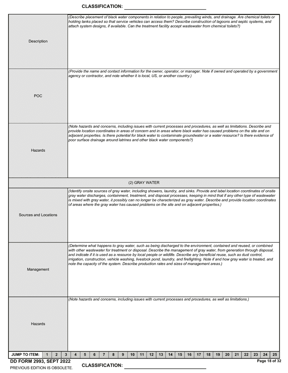DD Form 2993 Environmental Baseline Survey (Ebs) Checklist, Page 18