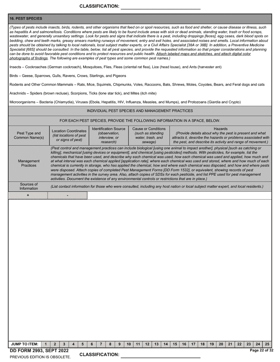 DD Form 2993 Environmental Baseline Survey (Ebs) Checklist, Page 22
