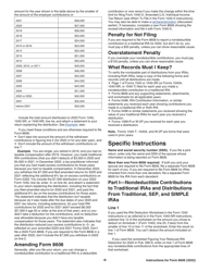 Instructions for IRS Form 8606 Nondeductible Iras, Page 6