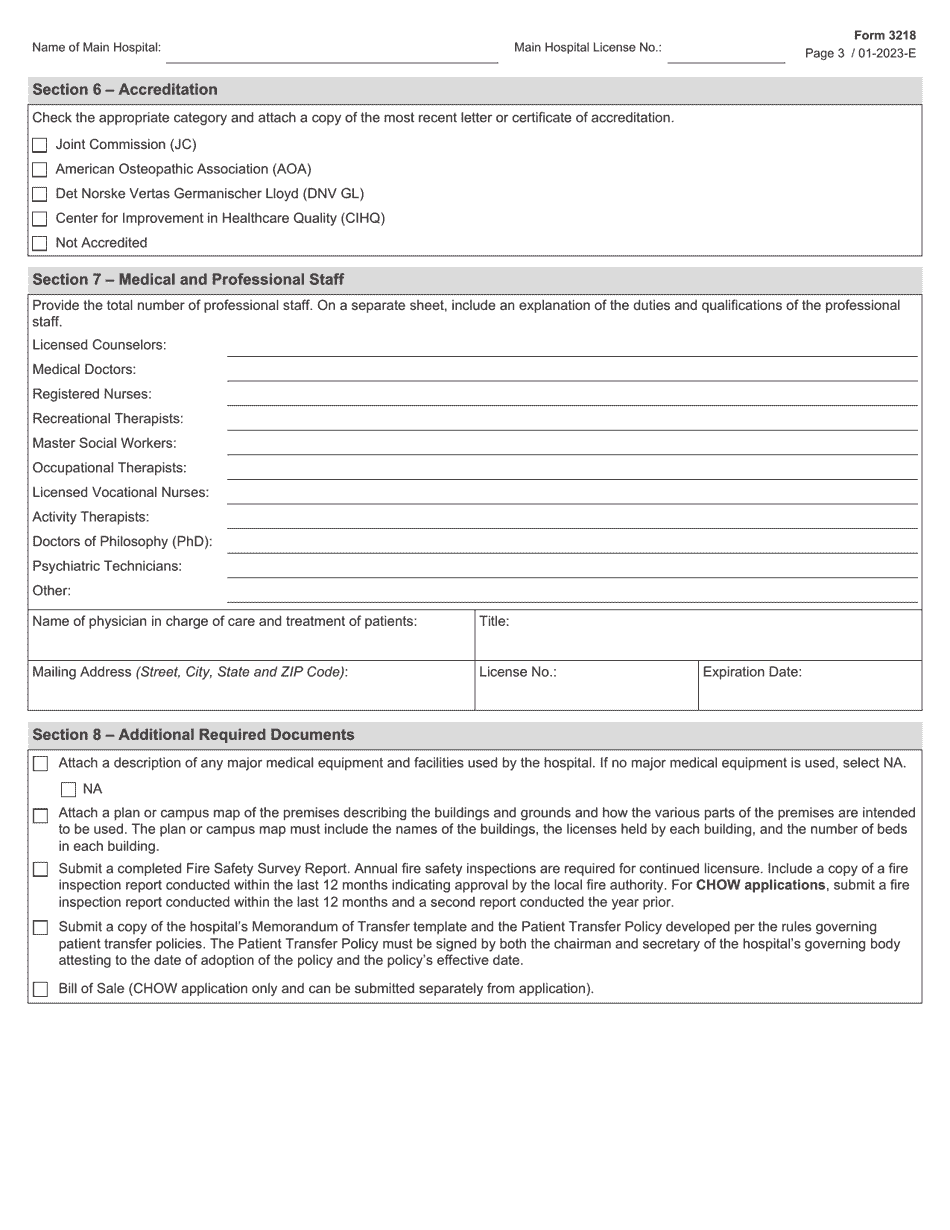 Form 3218 Download Fillable PDF or Fill Online Multiple Location ...