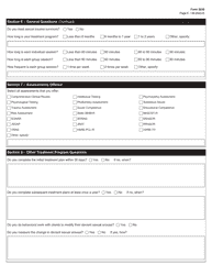 Form 3239 Initial Licensed Sex Offender Treatment Provider or Affiliate Sex Offender Treatment Provider Licensure Application - Texas, Page 5