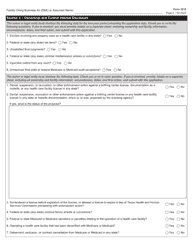Form 3212 Birthing Center License Application - Texas, Page 2