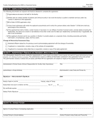 Form 3212 Birthing Center License Application - Texas, Page 4