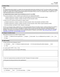 Form 3647 Assisted Living Disclosure Statement - Texas, Page 4