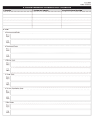 Form 2603 Star Kids Individual Service Plan (Isp) Narrative - Texas, Page 2