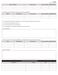 Form 2603 Star Kids Individual Service Plan (Isp) Narrative - Texas, Page 7