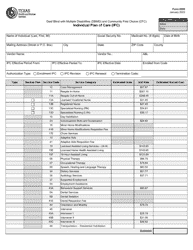 Form 6500 Individual Plan of Care (Ipc) - Texas