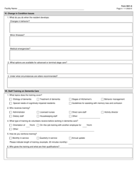 Form 3641-A Alzheimer&#039;s Disclosure Statement for Nursing Facilities - Texas, Page 4