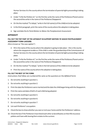 Form ADO201 Instructions - Stepparent Adoption (Uncontested) - Minnesota, Page 13