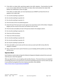 Form ADO201 Instructions - Stepparent Adoption (Uncontested) - Minnesota, Page 7