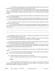 Form CRM102 Petition to Enter Plea of Guilty in Misdemeanor or Gross Misdemeanor Case Pursuant to Rule 15 - Minnesota (English/Chuukese), Page 4