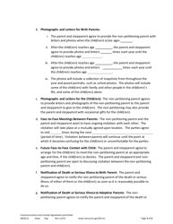 Form ADO212 Communication and Contact Agreement and Order - Minnesota, Page 3