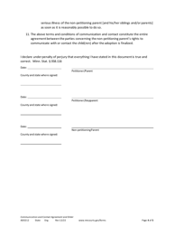 Form ADO212 Communication and Contact Agreement and Order - Minnesota, Page 4